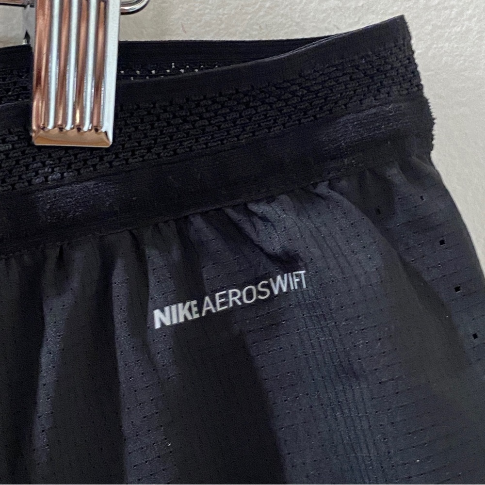 NIKE AeroSwift Dri-FIT ADV 2" Inseam Running Shorts Men's XL CJ7837 Black - Picture 6 of 7